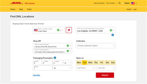 Find DHL Locations .